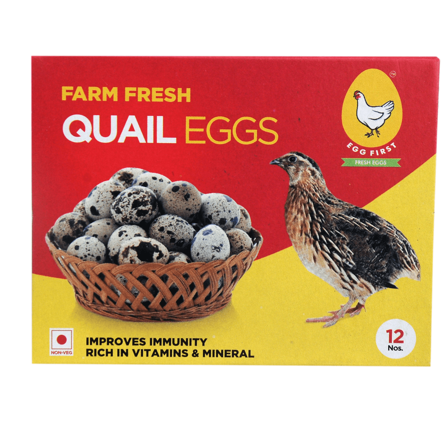 Egg First Quail Eggs Pack Of 12N